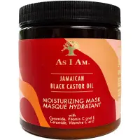 As I Am Masque Hydratant à l'Huile de Ricin Noir de la Jamaïque