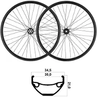 Mvtek 27.5´´ Tubeless Mtb Wheel Set Argenté 15 x 110 / 12 x 148 mm / Shimano/Sram HG