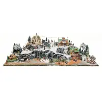 My Village Base de village de Noël Montagne - 120 x 40 cm - My Village 120 x 40 x 30 Noir