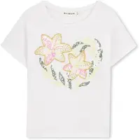 Billieblush U21934 Short Sleeve T-shirt Blanc 10 Years Fille