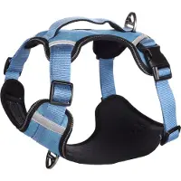 Flamingo Heron Dog Harness Bleu 58-76 cm x 25 mm