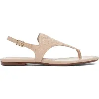 Armani Exchange pour femme. XW002572AF22796U6223 Paquet de sandales beige (37), Plat, Boucle, Casuel, Classique