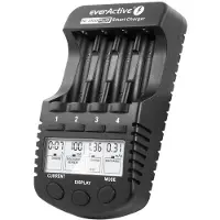 EverActive NC-1000 plus Chargeur de piles AAA R03, AA R6, Ni-MH/Ni-CD - NC1000Plus