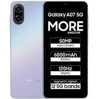 Samsung Galaxy A07 5G Dual SIM 64GB (4GB RAM) A076B/DS - Violet Clair