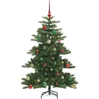 vidaXL Sapin de Noël Artificiel à Branches Articulées 150 cm PVC