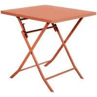 Hespéride Greensboro Table de jardin carrée ambre - 70 x 70 cm