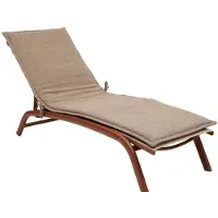 Hespéride Coussin Pour Transat 190 X 60 Cm Solfia Café -