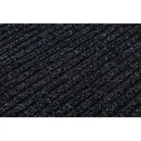 Rugsx Paillasson antidérapant pour les mètres courants GIN 2057 Liverpool extérieur, intérieur, sur caoutchouc - anthracite 100 cm 100x460 cm