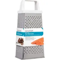 Kitchencraft Râpe À Fromage De 4 Côtés, Acier Inoxydable, 21 Cm De Haut - Argent