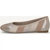 Caprice Ballerines écru / brocart / argent