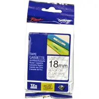 Brother TZe-141 - (18 mm) - Noir sur transparent - Ruban