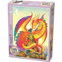 Cobble Hill Puzzle Pièces XXL - Dragon Arc-En-Ciel - 100 à 149 pièces