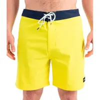 Hurley Short de bain Phntm-eco Oao Solid 18 pouces, jaune, taille 31 pour homme, jaune, taille 31