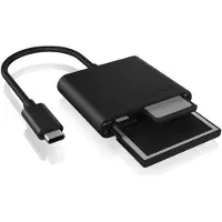 Icy Box Lecteur de carte USB C pour cartes mémoire SD, microSD et CF