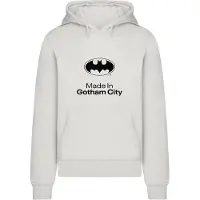 Merchcode Sweat-shirt 'Batman Made in Gotham City' gris clair / noir