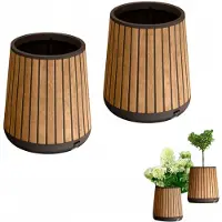 Keter 261030 garden planter bronze