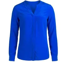 Posh Gear Chemisier 'Seidenbluse Nobicetta' bleu