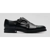 Solari Milano Chaussure à lacets 'Monk Strap' noir