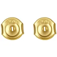 Dear Me Boucles d'oreilles 'Earring Backs 9K' or