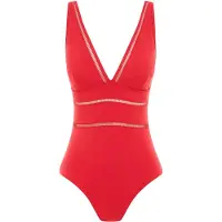 SEA LEVEL Maillot de bain 'Essentials Edit' rouge