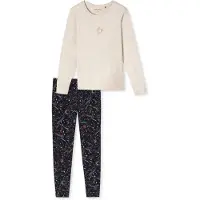 Schiesser Pyjama 'Cotton' beige
