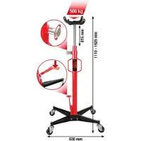 Ks Tools performance Cric hydraulique pour engrenages, 500 kg