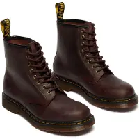 Dr. Martens Bottines à lacets '1460' rouge foncé