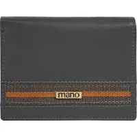 Mano Porte-monnaies 'Don Leonardo ' gris / orange