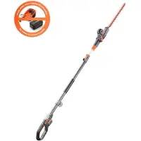 FUXTEC Taille-haies sur batterie FX-E1HH20 - Longueur des ciseaux 25cm | 3,6Kg léger | 20Volt | Epaisseur de coupe 15mm | sans batterie ni chargeur