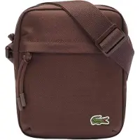 Lacoste Sac à bandoulière 'Vertical Camera Bag' beige / vert