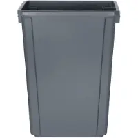 Jantex Poubelle Slim grise 60 L