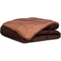 Toison D'or Duvet Calgary Moka Chocolat - 200 x 200 cm - 400 g/m²