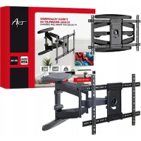 Art Support mural GART pour téléviseur LCD/LED 40-75", 45 kg, réglage vertical/horizontal, largeur max. VESA 600x400 : 58-380 mm