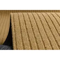 Rugsx Paillasson antidérapant pour les mètres courants CEYLON extérieur, intérieur, sur caoutchouc - noix de coco marron 0226 200cm 200x360 cm