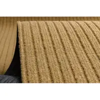 Rugsx Paillasson antidérapant pour les mètres courants CEYLON extérieur, intérieur, sur caoutchouc - noix de coco marron 0226 200cm 200x350 cm