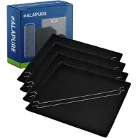 Alapure Filtre à charbon HFK431 Compatible avec les modèles 45 / AMC036 / 484000008785 / C00385610