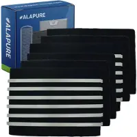 Alapure Filtre à charbon actif Longlife compatible avec le modèle Faber 112.0471.608 / FLL18-90 (lot de 3)