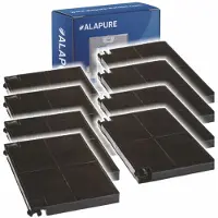Alapure Filtre à charbon actif HFK139 compatible avec les modèles MCFE16 / 9029800621 / EFF55 / 92X3413 / 1120016758