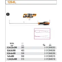 Beta Tournevis long Beta 5 X 400