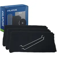 Alapure Filtre à charbon actif Longlife compatible avec le modèle Elica CFC0166361