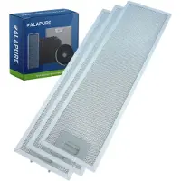 Alapure Filtre métallique compatible avec AEG 50287156009, 497 x 170 mm