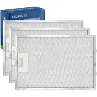 Alapure Filtre métallique adapté pour Siemens 362380 / 00362380 320 x 220 mm