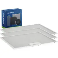 Alapure Filtre métallique adapté pour Bosch 432785 / 00432785 310 x 500 x 7 mm