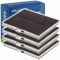 Alapure Filtre à charbon actif adapté pour Gaggenau 00744073 / 744073 / 669648 / AA220110