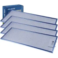 Alapure Filtre métallique compatible avec Ignis 482000009755 457 x 185 x 8 mm