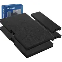 Alapure Filtre à charbon actif compatible avec Gaggenau 17000965 / 11018700 (2 pièces)