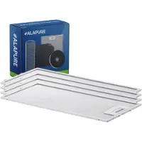 Alapure Filtre métallique adapté pour Neff 435204 / 00435204 350 x 165 mm