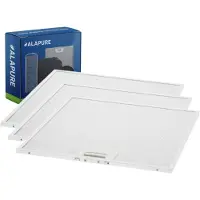 Alapure Filtre métallique compatible avec Bosch 672373 / 00672373 313 x 287 x 8 mm