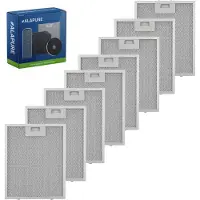 Alapure Filtre métallique compatible avec le modèle Klarstein 10030465, 260 x 230 mm