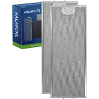 Alapure Filtre métallique compatible avec Etna 401468 / 89001193 468 x 183 x 7 mm